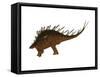 Kentrosaurus Dinosaur from the Jurassic Period-null-Framed Stretched Canvas