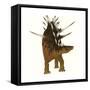 Kentrosaurus Dinosaur from the Jurassic Period-null-Framed Stretched Canvas