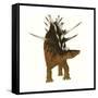 Kentrosaurus Dinosaur from the Jurassic Period-null-Framed Stretched Canvas