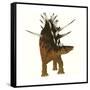 Kentrosaurus Dinosaur from the Jurassic Period-null-Framed Stretched Canvas