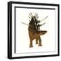 Kentrosaurus Dinosaur from the Jurassic Period-null-Framed Premium Giclee Print