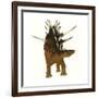 Kentrosaurus Dinosaur from the Jurassic Period-null-Framed Art Print