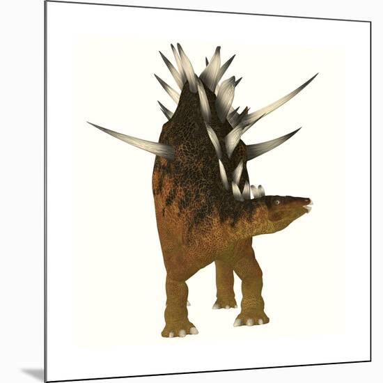 Kentrosaurus Dinosaur from the Jurassic Period-null-Mounted Art Print