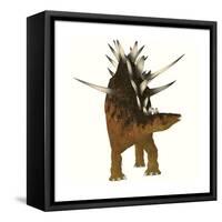 Kentrosaurus Dinosaur from the Jurassic Period-null-Framed Stretched Canvas