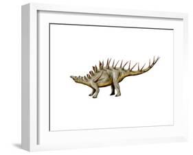 Kentrosaurus Dinosaur-null-Framed Art Print