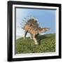 Kentrosaurus Dinosaur-null-Framed Art Print