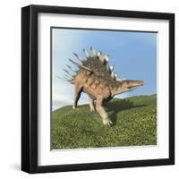 Kentrosaurus Dinosaur-null-Framed Art Print