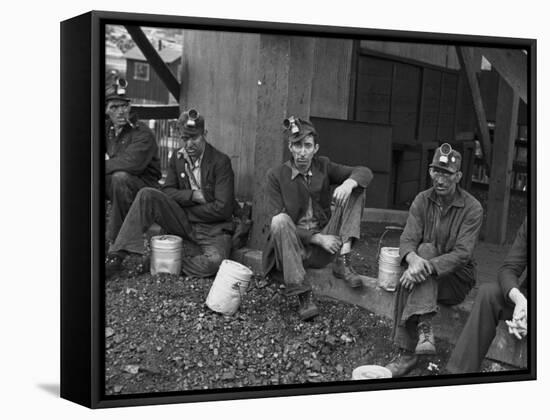 Kentucky Coal Miners, Jenkins, Kentucky, c.1935-Ben Shahn-Framed Stretched Canvas