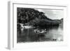 Kentucky - Cumberland Falls State Park; Cumberland River Car Ferry-Lantern Press-Framed Art Print