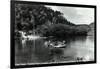 Kentucky - Cumberland Falls State Park; Cumberland River Car Ferry-Lantern Press-Framed Art Print