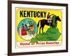 Kentucky Decal-null-Framed Art Print