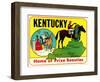 Kentucky Decal-null-Framed Art Print