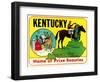 Kentucky Decal-null-Framed Art Print