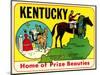 Kentucky Decal-null-Mounted Art Print