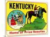 Kentucky Decal-null-Mounted Art Print