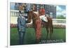 Kentucky - Kentucky Derby Winner Citation in 1948-Lantern Press-Framed Art Print