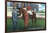 Kentucky - Kentucky Derby Winner Citation in 1948-Lantern Press-Framed Art Print