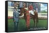 Kentucky - Kentucky Derby Winner Citation in 1948-Lantern Press-Framed Stretched Canvas