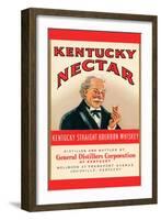 Kentucky Nectar Straight Bourbon Whiskey-null-Framed Art Print