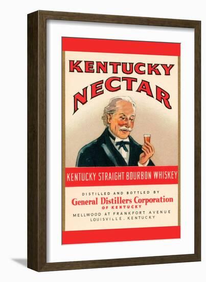 Kentucky Nectar Straight Bourbon Whiskey-null-Framed Art Print