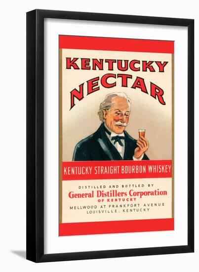 Kentucky Nectar Straight Bourbon Whiskey-null-Framed Art Print