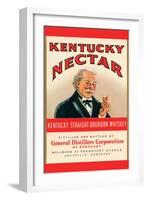 Kentucky Nectar Straight Bourbon Whiskey-null-Framed Art Print