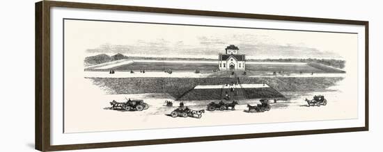 Kentucky: New Reservoir Now Being Constructed at Louisville. U.S., 1880 1881-null-Framed Giclee Print