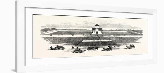 Kentucky: New Reservoir Now Being Constructed at Louisville. U.S., 1880 1881-null-Framed Giclee Print