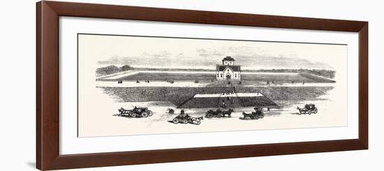 Kentucky: New Reservoir Now Being Constructed at Louisville. U.S., 1880 1881-null-Framed Giclee Print