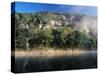 Kentucky River Palisades at Sunrise, Kentucky, USA-Adam Jones-Stretched Canvas