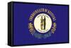 Kentucky State Flag-Lantern Press-Framed Stretched Canvas