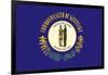 Kentucky State Flag-Lantern Press-Framed Art Print
