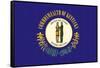 Kentucky State Flag-Lantern Press-Framed Stretched Canvas