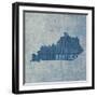 Kentucky State Words-David Bowman-Framed Premium Giclee Print