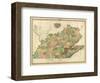 Kentucky, Tennessee and Part of Illinois, c.1823-Henry S^ Tanner-Framed Art Print