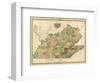 Kentucky, Tennessee and Part of Illinois, c.1823-Henry S^ Tanner-Framed Art Print