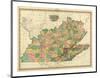 Kentucky, Tennessee and Part of Illinois, c.1823-Henry S^ Tanner-Mounted Art Print