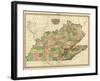 Kentucky, Tennessee and Part of Illinois, c.1823-Henry S^ Tanner-Framed Art Print