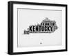 Kentucky Word Cloud 2-NaxArt-Framed Art Print