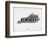 Kentucky Word Cloud 2-NaxArt-Framed Premium Giclee Print
