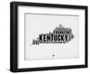 Kentucky Word Cloud 2-NaxArt-Framed Premium Giclee Print