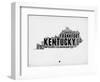 Kentucky Word Cloud 2-NaxArt-Framed Premium Giclee Print