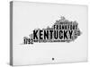 Kentucky Word Cloud 2-NaxArt-Stretched Canvas