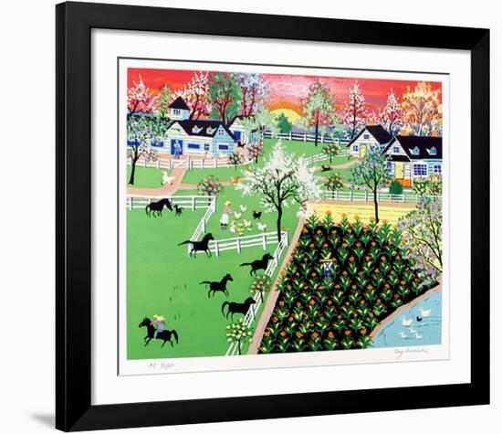 Kentucky-Kay Ameche-Framed Limited Edition