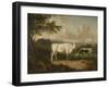 Kenwood, Lord Mansfield's Pedigree Cattle, 1797-Julius Caesar Ibbetson-Framed Giclee Print