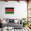 Kenya Flag Design with Wood Patterning - Flags of the World Series-Philippe Hugonnard-Art Print displayed on a wall