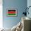 Kenya Flag Design with Wood Patterning - Flags of the World Series-Philippe Hugonnard-Framed Art Print displayed on a wall
