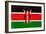 Kenya Flag Design with Wood Patterning - Flags of the World Series-Philippe Hugonnard-Framed Art Print