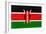 Kenya Flag Design with Wood Patterning - Flags of the World Series-Philippe Hugonnard-Framed Art Print