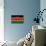 Kenya Flag Design with Wood Patterning - Flags of the World Series-Philippe Hugonnard-Mounted Art Print displayed on a wall